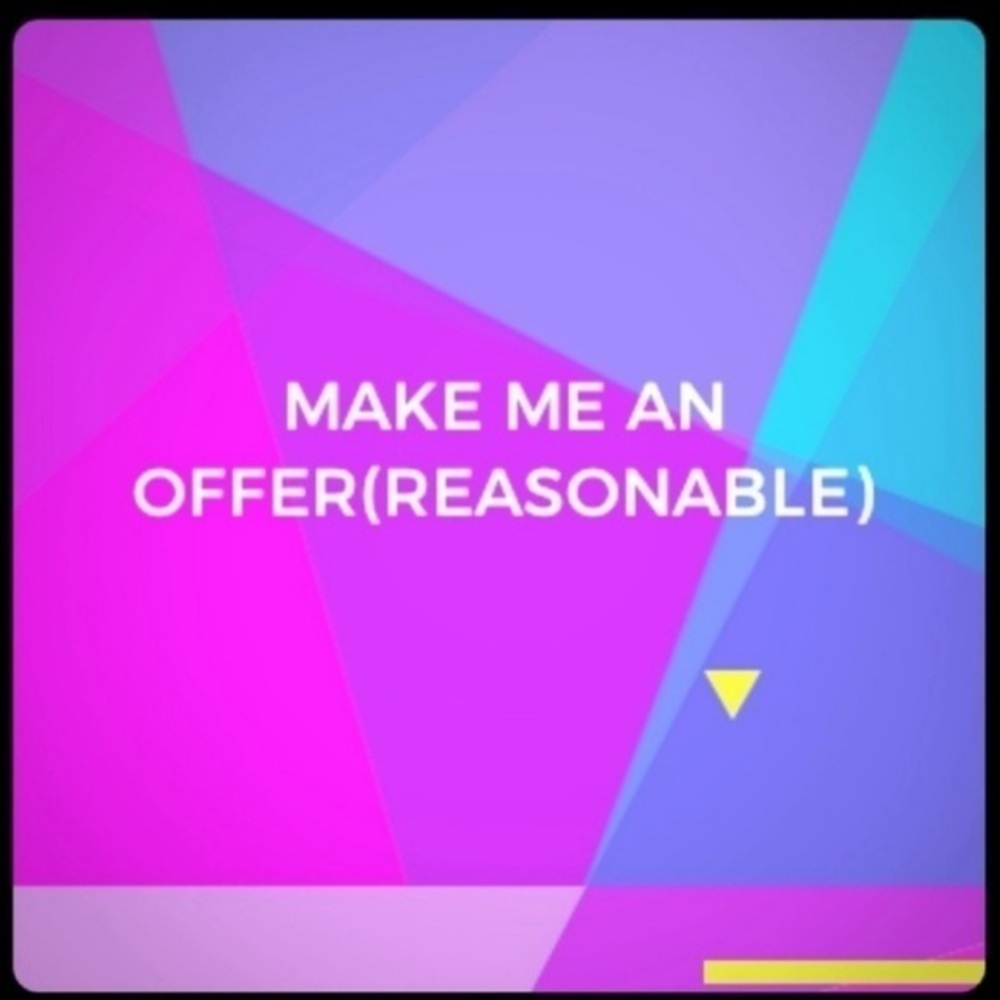 Reasonable offers welcome !